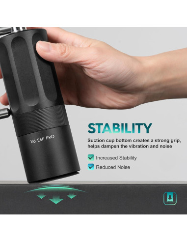 Molino de Café Manual STAR NEBULA X6 ESP PRO 35g Acero Inoxidable