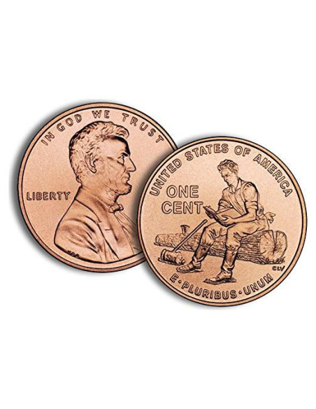 Conjunto 2 Centavos Lincoln 2009 P&D Sin Circular