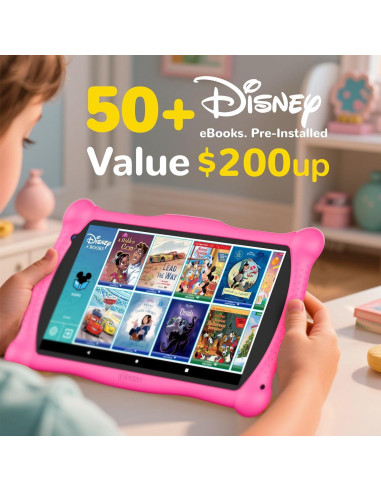 Tableta de Aprendizaje Contixo V10A 7" Rosa 32GB para Niños