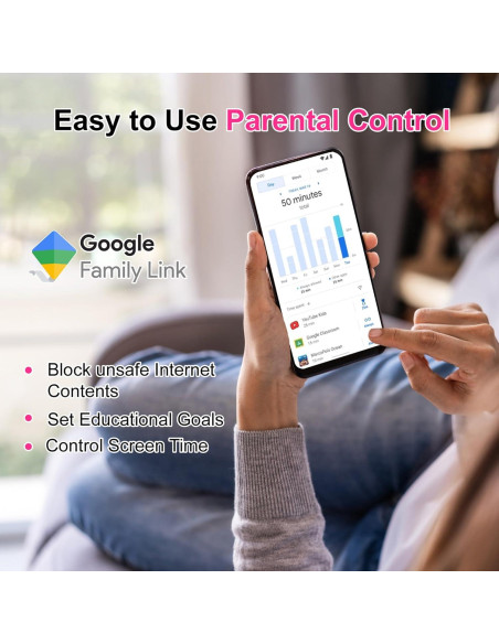 Tableta de Aprendizaje Contixo V10A 7" Rosa 32GB para Niños