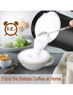 Espumador de Leche Automático CHINYA 300ml 500W Negro 2