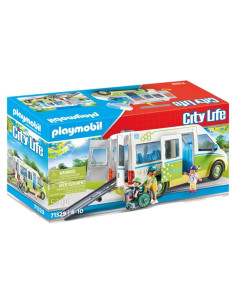 Autobús Escolar Playmobil 71329 con Rampa Accesible