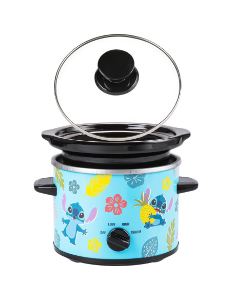 Olla de Cocción Lenta Uncanny Brands 2qt Disney Lilo & Stitch