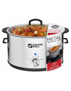 Olla de Cocción Lenta Magic Mill 10 Litros Ovalada Antiadherente