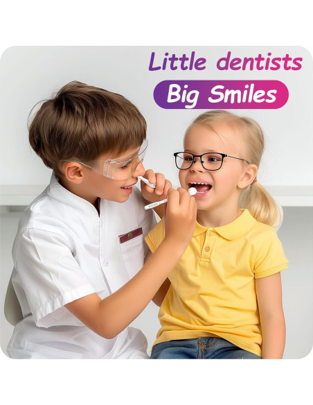 Juego de plastilina 2 en 1 GrandSail: Dentista y Salón de Belleza