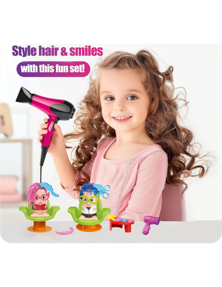 Juego de plastilina 2 en 1 GrandSail: Dentista y Salón de Belleza