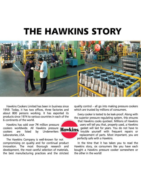 Olla a Presión Hawkins 2 Litros Acero Inoxidable SSC20 Olla a Presión Hawkins 2 Litros Acero Inoxidable SSC20