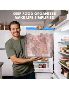 Bolsas Reutilizables para Congelador Lerine 3 Galones - 4 Pzas 2