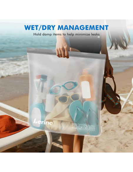 Bolsas Reutilizables para Congelador Lerine 3 Galones - 4 Pzas Bolsas Reutilizables para Congelador Lerine 3 Galones - 4 Pzas