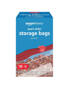 Bolsas de Almacenamiento de Comida Amazon Basics 120 Unidades