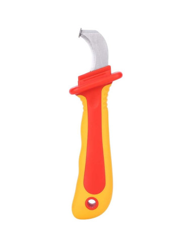 Cuchillo de Electricista Aislado Akozon 1000V 21cm Acero Inoxidable