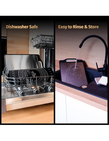 Tabla de Cortar Doble Lado Matiks 40x28cm Acero Inoxidable