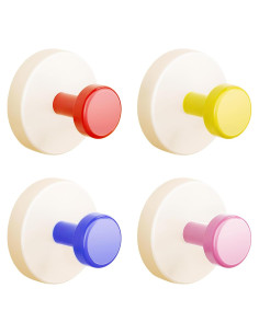 Ganchos de Ventosa Kalimdor 4pcs para Baño y Ducha