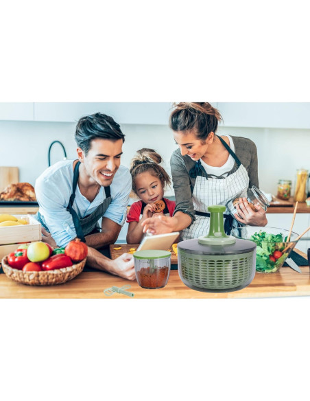 Ensaladera y Picadora Brieftons 6.34L - Compacta y Eficaz