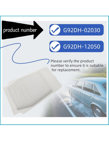 Filtro de Aire de Cabina Toyota Corolla Híbrido 2019-2021 Myesm