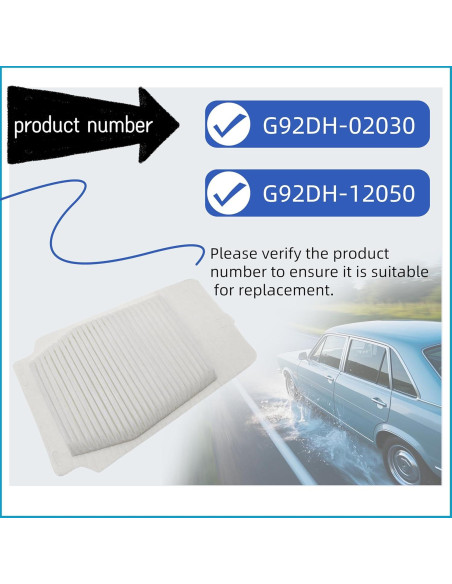 Filtro de Aire de Cabina Toyota Corolla Híbrido 2019-2021 Myesm