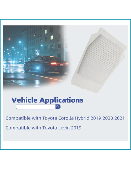 Filtro de Aire de Cabina Toyota Corolla Híbrido 2019-2021 Myesm