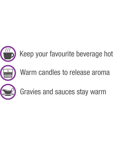 Calentador de Tazas LED Salton SMW12BK 510g 21.77W