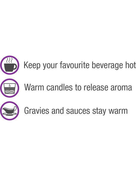 Calentador de Tazas LED Salton SMW12BK 510g 21.77W