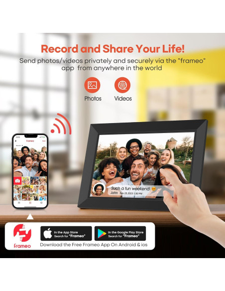 Marco Digital WiFi BIGASUO 10.1" HD 32GB Pantalla Táctil