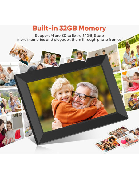 Marco Digital WiFi BIGASUO 10.1" HD 32GB Pantalla Táctil