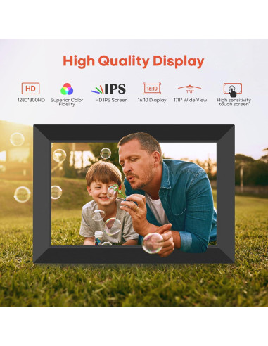 Marco Digital WiFi BIGASUO 10.1" HD 32GB Pantalla Táctil