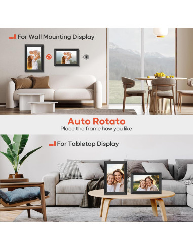 Marco Digital WiFi BIGASUO 10.1" HD 32GB Pantalla Táctil