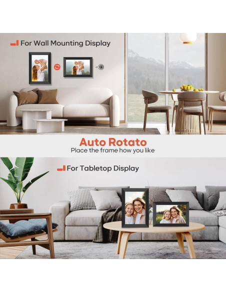 Marco Digital WiFi BIGASUO 10.1" HD 32GB Pantalla Táctil