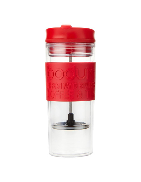 Taza de Viaje Bodum Prensa Francesa Aislada 0.45 L Roja
