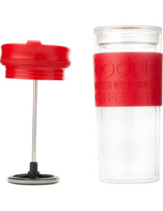 Taza de Viaje Bodum Prensa Francesa Aislada 0.45 L Roja 2