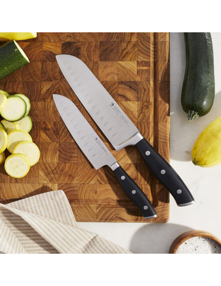 Juego de Cuchillos Santoku HENCKELS 2 Piezas 5" y 7"