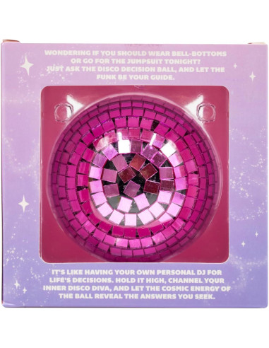 Bola Adivinadora Disco Rosa NPW - Juguete Divertido para Fiestas
