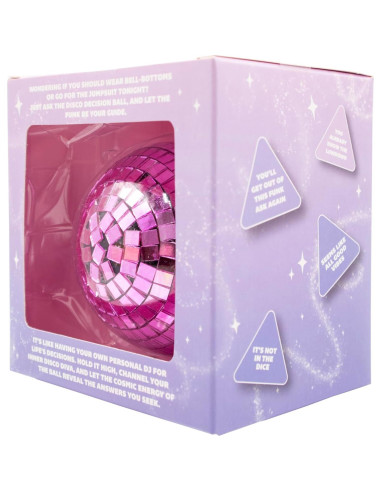 Bola Adivinadora Disco Rosa NPW - Juguete Divertido para Fiestas