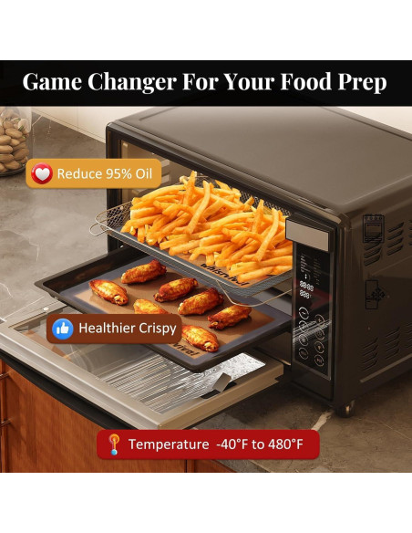 4 Tapetes de Silicona Antiadherentes whisrvival 42x30 cm