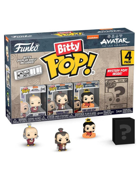 Funko Bitty POP! Avatar: La Última Airbender - 4 Figuras Mini 2.2 cm