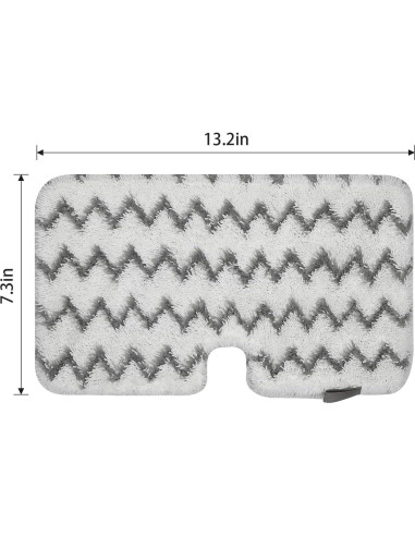 6 Almohadillas Reemplazo Microfibra Shark S3501 para Mop Vapor