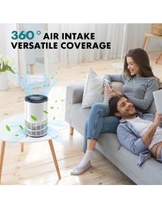 Purificador de Aire Sweetcrispy JHQ-D22-WT HEPA 3-en-1 Blanco 2