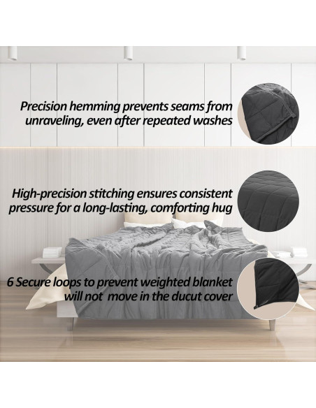 Manta con peso Skyrain ZLT 152x104 cm 2.27 kg para adultos