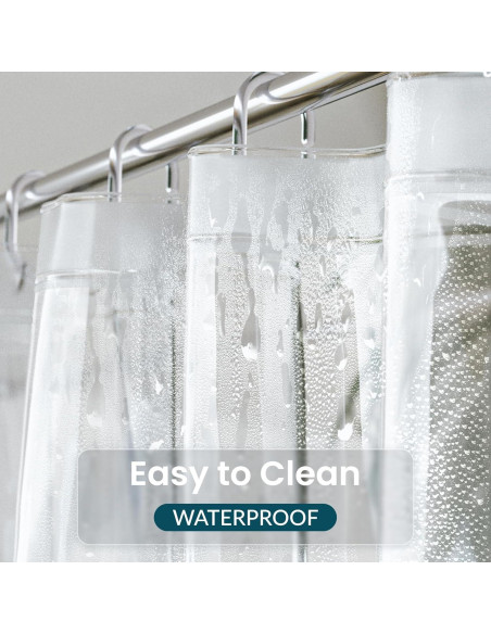 Forro de Ducha Extra Largo Titanker 72 x 213 cm Claro PEVA Forro de Ducha Extra Largo Titanker 72 x 213 cm Claro PEVA