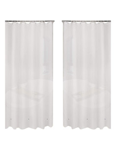 Forro de Ducha Ghooss PEVA 72x72 cm Impermeable - Paquete de 2