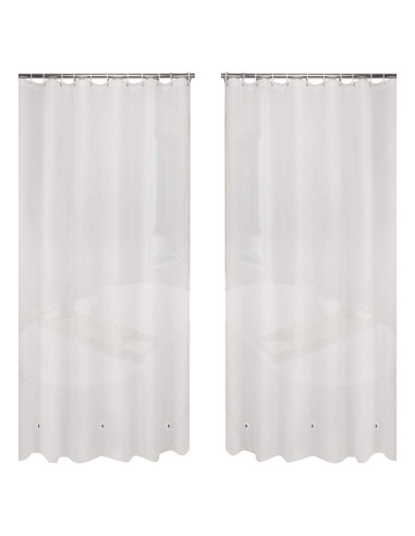 Forro de Ducha Ghooss PEVA 72x72 cm Impermeable - Paquete de 2