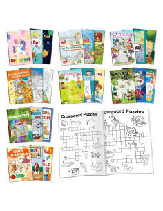 24 Mini Libros de Actividades Kalysky para Niños 4-12 Años