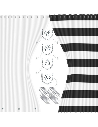 Juego de Baño Clara Clark 23 Piezas Microfibra Negro