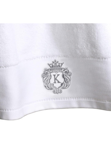 Juego de Toallas de Baño WDTBFY 100% Algodón Premium Blanco