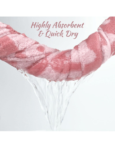 Juego de Toallas de Baño Jacquotha 2 Piezas Rosa Floral 140x70cm