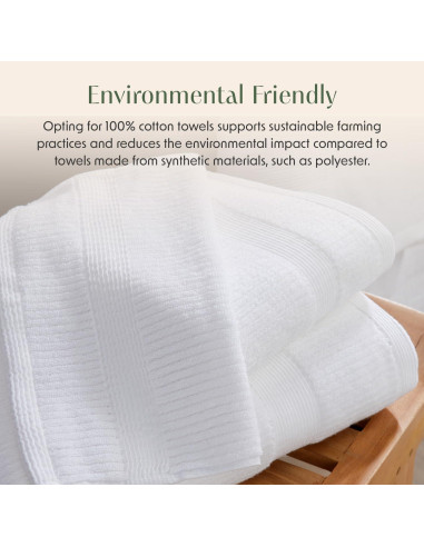 Juego de Toallas de Baño Springtree Home Mauro 6 Piezas Algodón