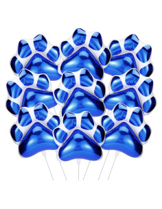 Globos de Patas de Perro Azules Hungdao - 9 Pcs 71x66 cm