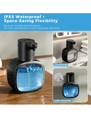 Dispensador Automático de Jabón Líquido DODO MEKIA 500ml IPX5