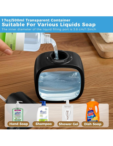 Dispensador Automático de Jabón Líquido DODO MEKIA 500ml IPX5