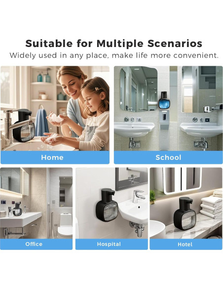 Dispensador Automático de Jabón Líquido DODO MEKIA 500ml IPX5